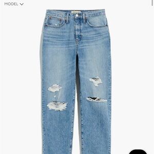 Madewell Women's Boyfriend Jeans - Light Blue